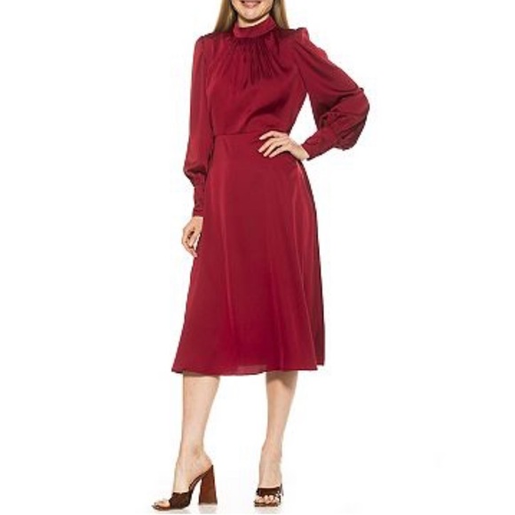 ALEXIA ADMOR Francy Bubble Sleeve Fit & Flare Dress - Picture 5 of 6